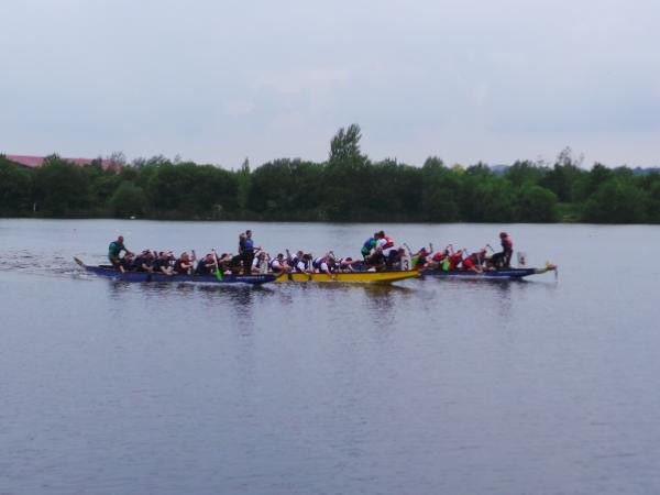 Dragon Boat Racing at Crowne Plaza Marlow